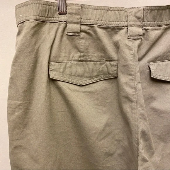 Abercrombie XL Cargo Relaxed Jogger Pants Women’s Tan Beige Cotton Lyocell - Picture 8 of 12